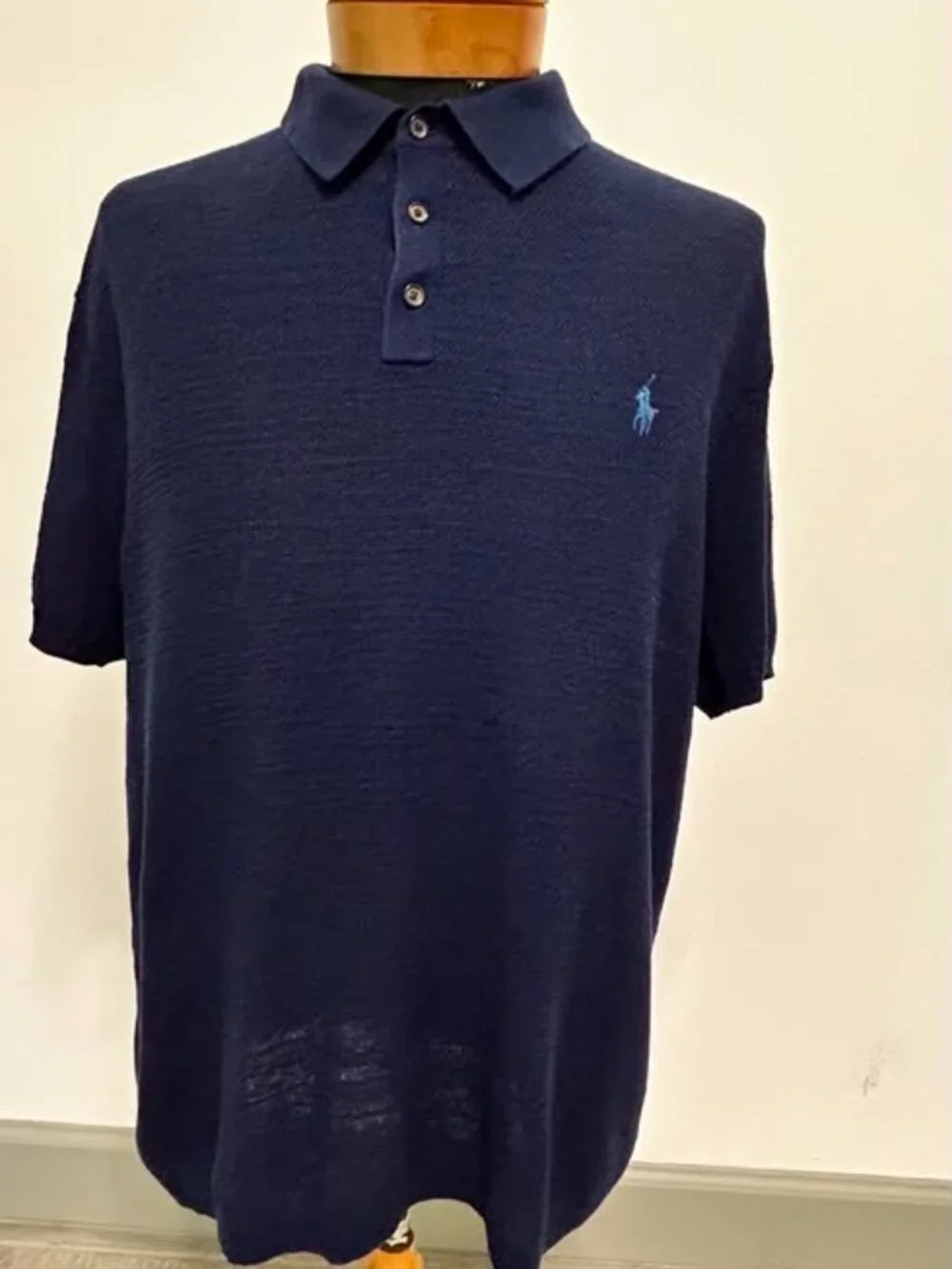 Polo Ralph Lauren Men’s XL Navy Blue Short Sleeve Polo Shirt